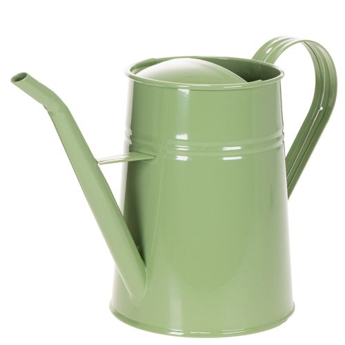 Vintage metal vandkande til indendørs brug, mintgrøn, 1,7L, dekorativ vase, retro design, H23cm købe | Floristik24.dk