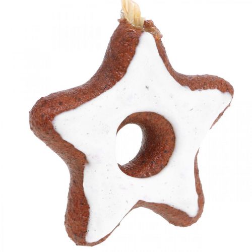 Artikel Juletræspynt kanelstjerner dekoration stjerneplast 5cm 24 stk