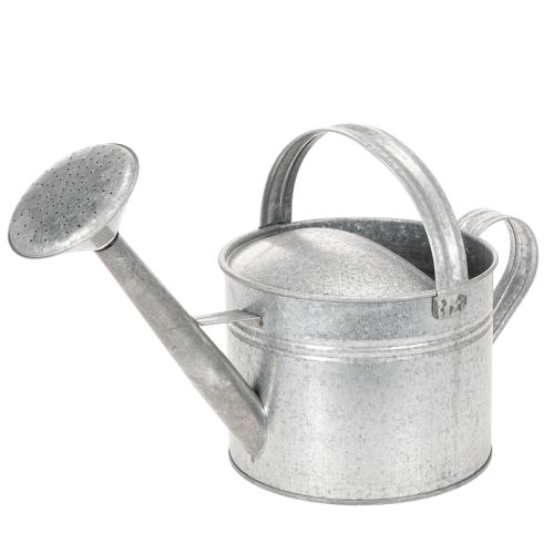 Vintage vandkande i zink, 27 cm - plantekasse til have og terrasse, metalblomsterpotte købe | Floristik24.dk