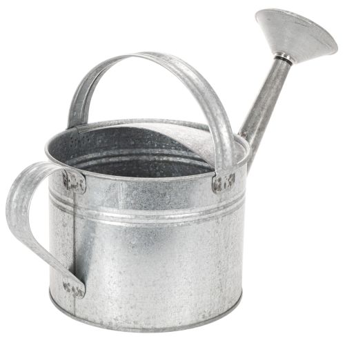 Vintage vandkande i zink, 27 cm - plantekasse til have og terrasse, metalblomsterpotte | Floristik24.dk