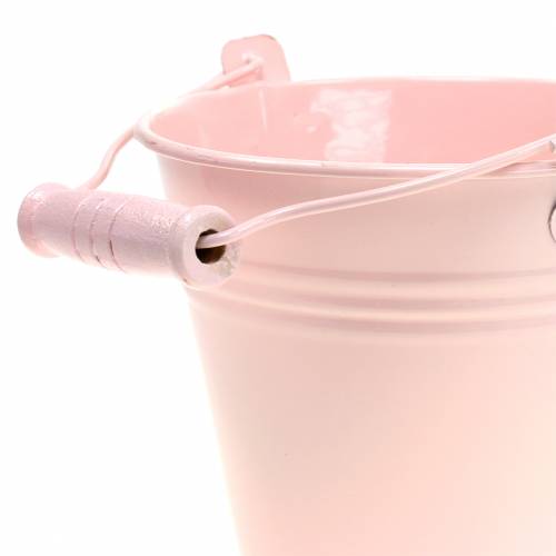 Floristik24 Zink spand sortiment pastelfarver Ø12cm H10cm 8stk