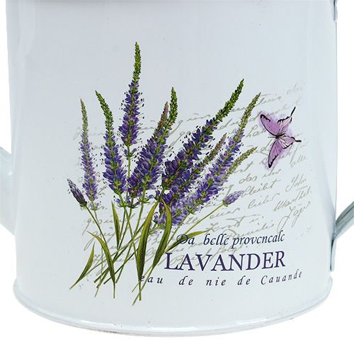 Floristik24 Zinkvandskande Ø10,5 cm H10cm med lavendel