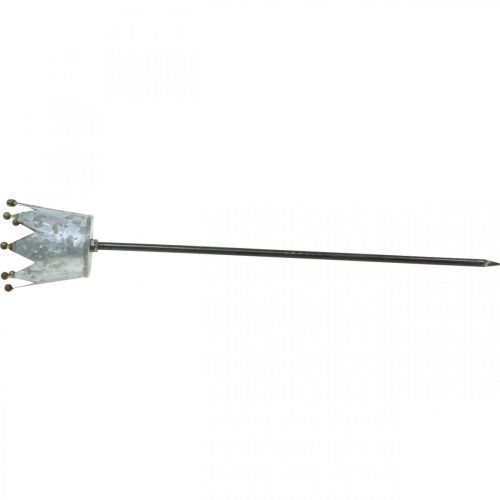 Artikel Fyrfadsstage krone til at stikke zink Ø9,5cm H50cm