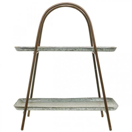 Artikel Kagestand vintage dekorativ bakkebordshylde metal H47cm