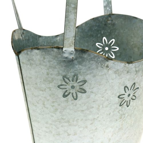 Floristik24 Plantepose i zink H36cm