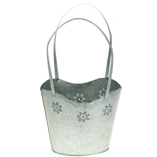 Floristik24 Plantepose i zink H36cm