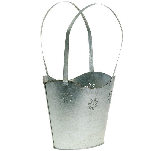Floristik24 Plantepose i zink H36cm