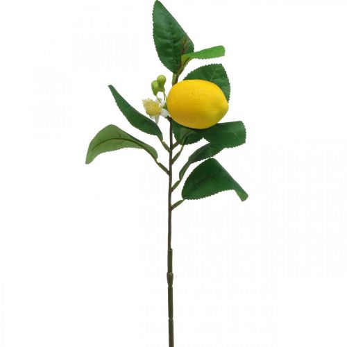 Floristik24 Deco gren citron kunstig citron gren 42cm 3 stk