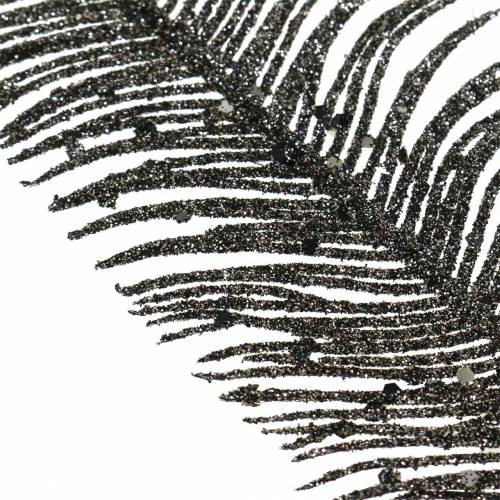 Floristik24 Dekorativ bregne glitrende sort 3 stk