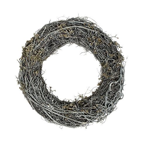 Grenkrans Ø25cm 2stk. hvid