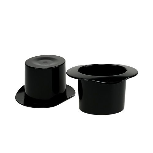 Cylinder sort 7cm 9 stk