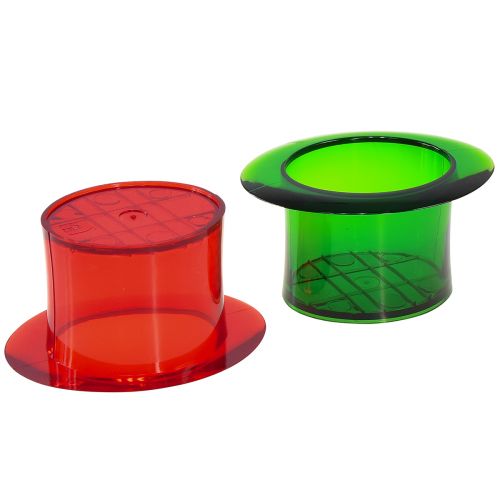Artikel Plantekasse dekorativ cylinder farverig borddekoration 12×10×6,5cm 9stk
