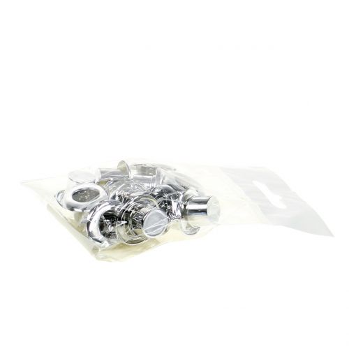 Artikel Cylinder mini sølv 12 stk