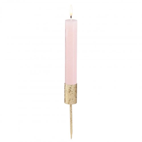 Floristik24 Adventsstage guld lysestage pinde lys Ø28mm 4stk
