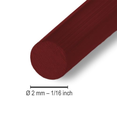 Artikel Aluminiumtråd Ø2mm 500g 60m Bordeaux