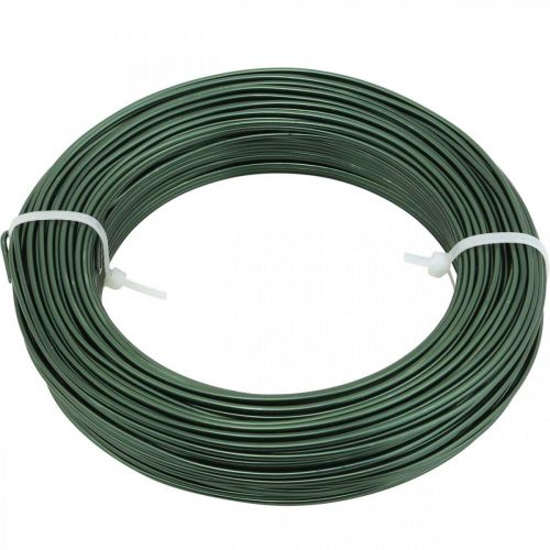Artikel Alu Wire Ø2mm Grøn Benzin Rund 480g