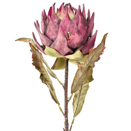 Artikel Kunstig Artiskok Stor Kunstig Blomst Dry Look Lilla 76cm