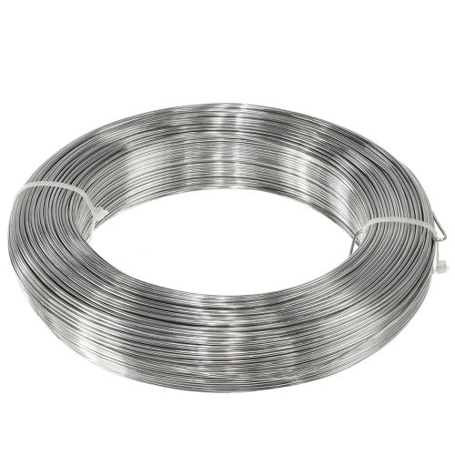 Artikel Craft wire sølv aluminium wire dekorativ wire Ø1,5mm 1000g