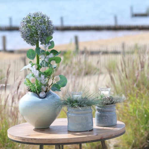 Artikel Kunstig Allium-blomstrende gren, naturtro udseende, 90 cm