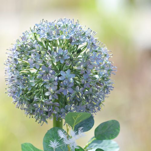 Artikel Kunstig Allium-blomstrende gren, naturtro udseende, 90 cm