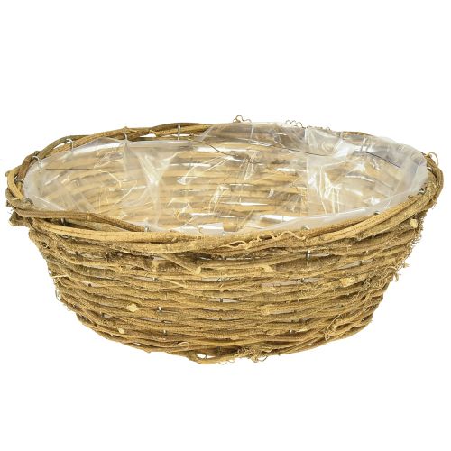 Floristik24 Blomsterskål naturlig dekorativ skål med vinstokke Ø31cm H11cm