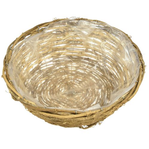 Artikel Blomsterskål naturlig dekorativ skål med vinstokke Ø31cm H11cm