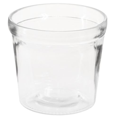 Artikel Urtepotte glas plantekasse gennemsigtig Ø11cm H10,5cm 2stk