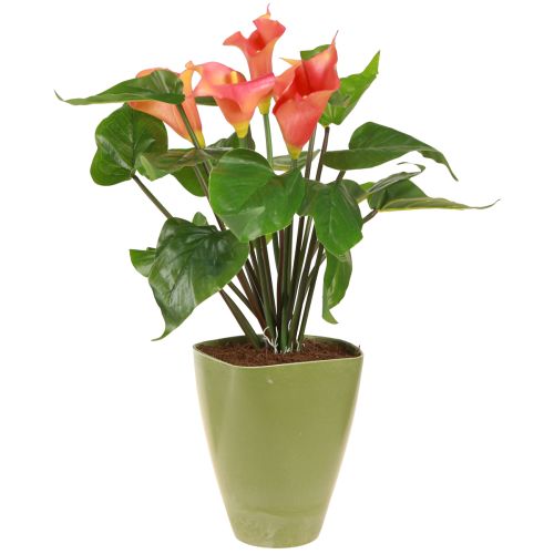 Artikel Orkidé potte urtepotte plast vase grøn H16,5cm 4stk
