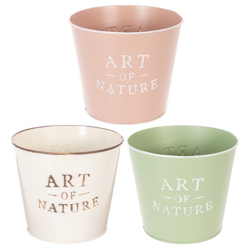Zink urtepotte Art of Nature, forskellige farver, Ø17,5 cm H15 cm købe | Floristik24.dk