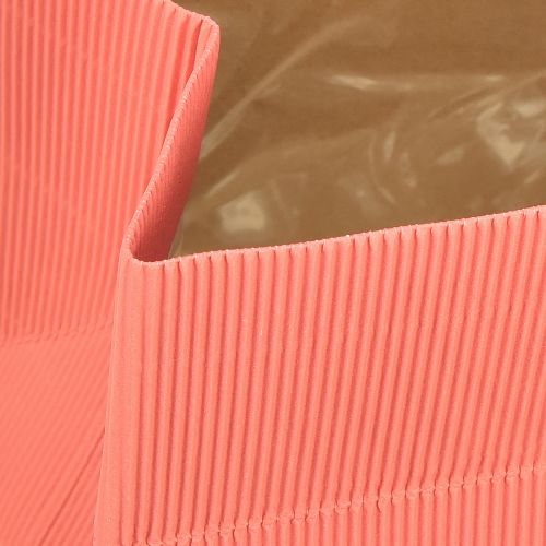 Artikel Blomsterpose ekstra lang med folie laksepink 24x12cm 6 stk