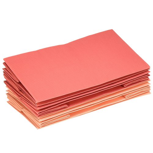 Artikel Blomsterpose ekstra lang med folie laksepink 24x12cm 6 stk