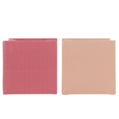 Artikel Blomsterpose papirspose med folie pink laks 10,5cm 6 stk