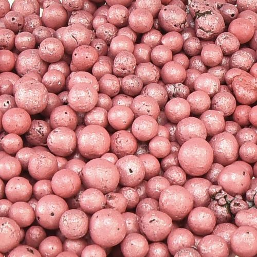 Artikel Strålende dekorative perler 4mm - 8mm røde dekorative granulat 1 liter
