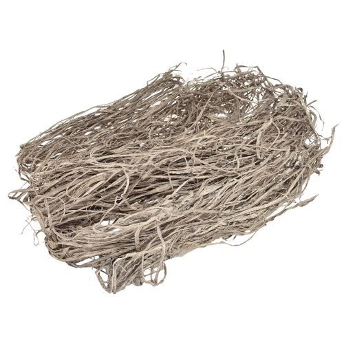 Floristik24 Dekorative fibre til kunsthåndværk naturlige brune hvide naturmaterialer 500g