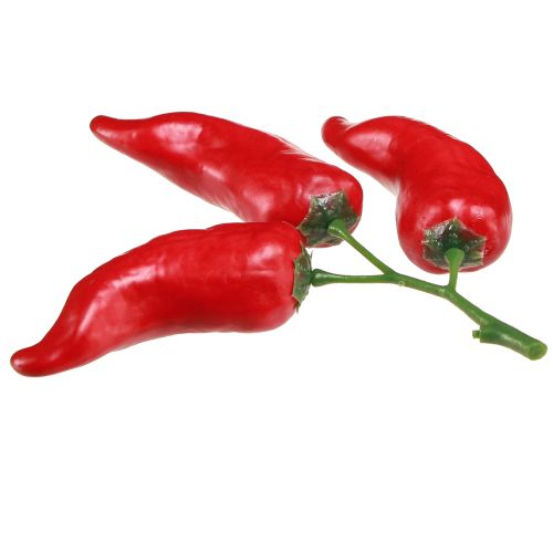 Artikel Chilipeber rød maddummy 9cm på gren 3 stk