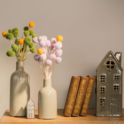 Artikel Craspedia tørrede blomster til moderne borddekoration i dit hjem, 55 cm, 20 stk.