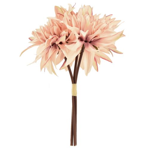 Artikel Dahlia kunstige blomster pink blomst Ø15cm L28cm 3 stk
