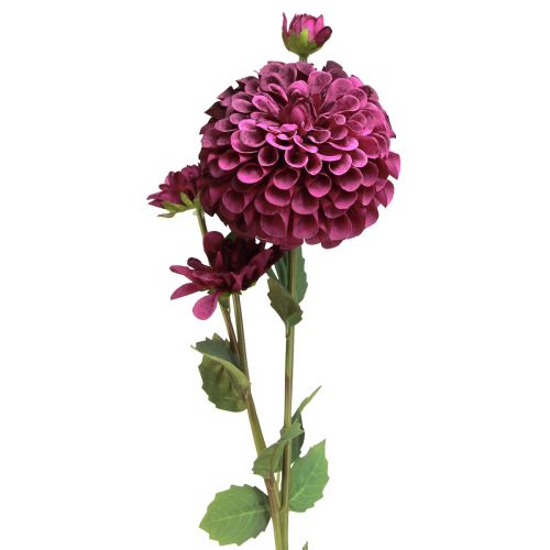 Floristik24 Dahlia kunstige blomster med lilla blomster Ø10cm L80cm 2stk