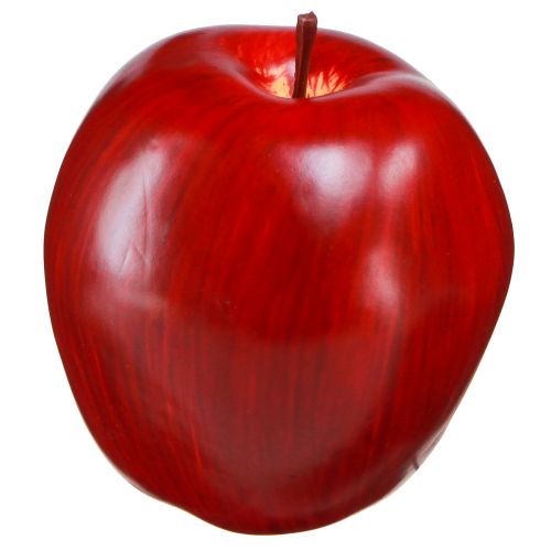 Artikel Deco æblerød Deco frugt Ø8cm H9,5cm Rød Lækker 4 stk