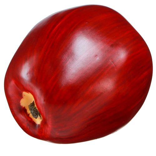 Artikel Deco æblerød Deco frugt Ø8cm H9,5cm Rød Lækker 4 stk