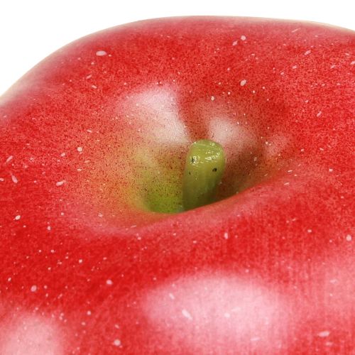 Artikel Deco Æblerød Kunstig frugt Real Touch 9cm