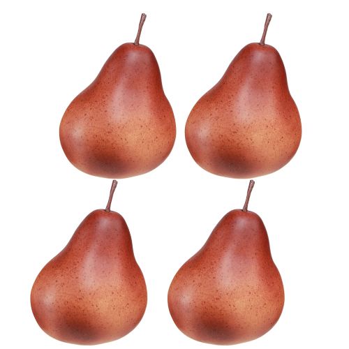 Artikel Dekorativ pære gulbrun til efteråret Thanksgiving Ø8,5cm 4 stk