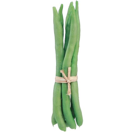 Floristik24 Dekorative bønner Kunstige Grøntsager Grøn Real Touch 17cm 6 stk