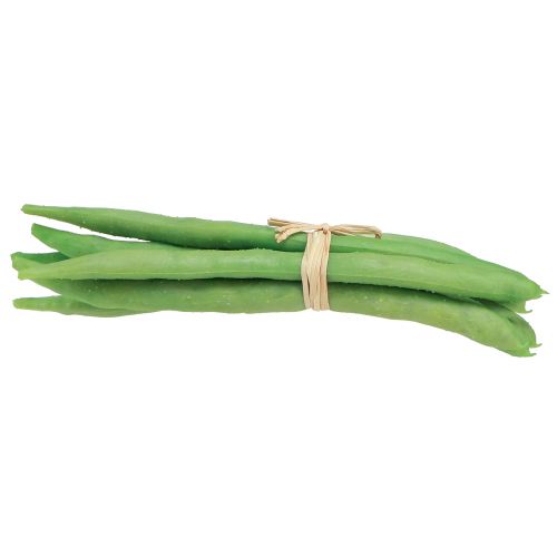 Artikel Dekorative bønner Kunstige Grøntsager Grøn Real Touch 17cm 6 stk