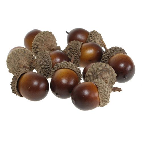 Floristik24 Dekorative acorns 3cm 36p
