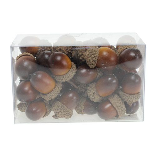 Floristik24 Dekorative acorns 3cm 36p