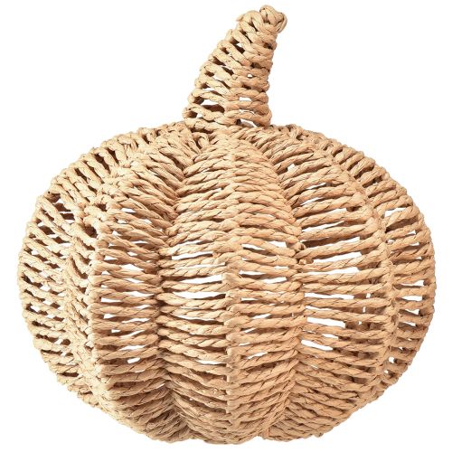 Artikel Dekorativ græskar raffia naturlig rustik efterårsdekoration Ø25cm H25cm