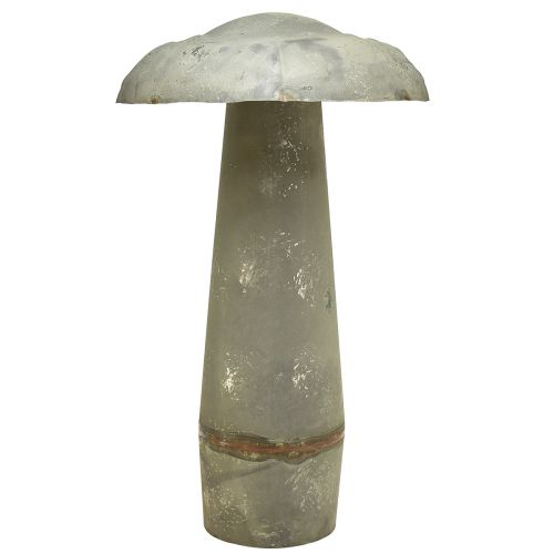 Floristik24 Dekorativ svampe metal efterårsdekoration rustgrøn vintage 36cmx62cm