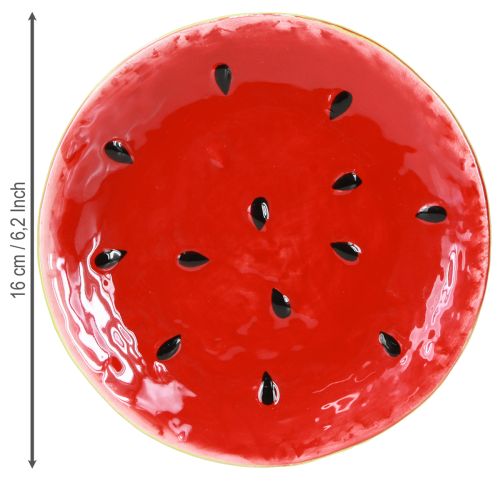 Artikel Dekorativ tallerken Keramik tallerken Vandmelon Keramik Ø16cm 2stk