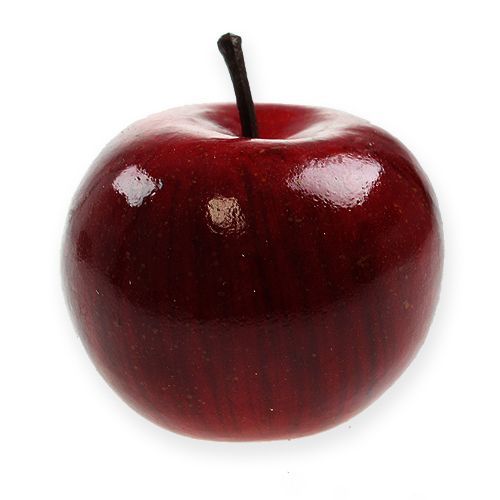 Artikel Kunstige æbler røde, skinnende 6cm 6 stk